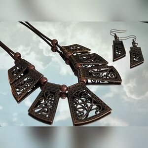 Necklace and Earrings